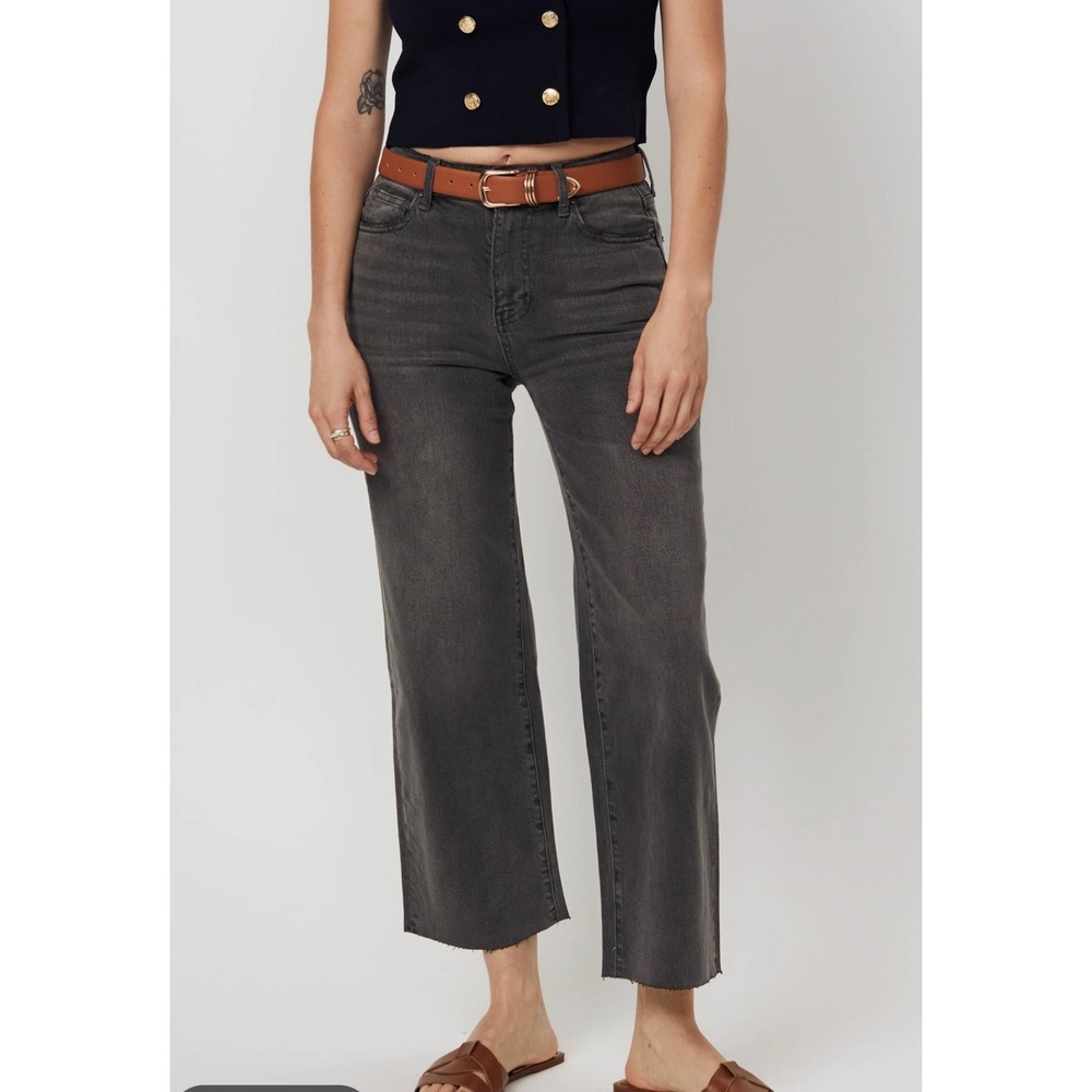 Oliver Logan Aberdeen Wide Leg Crop Jeans 27
